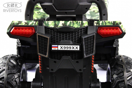 Детский электромобиль X999XX Зеленый камуфляж