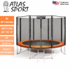 Батут Atlas Sport 312см (10ft) 4 Pro Orange
