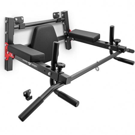 Шведская стенка 230 x 81 cm MH-U204 +MH-U205 Брусья , турник , пресс навесной для шведской стенки Marbo Sport