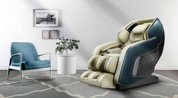 Массажное кресло Sensa Axis Pro Blue light beige grey