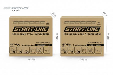 Стол теннисный Start Line Leader Black