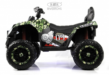 Детский электромобиль X999XX Зеленый камуфляж