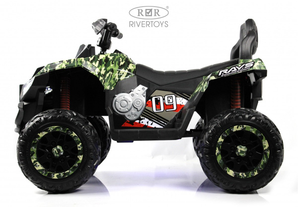 Детский электромобиль X999XX Зеленый камуфляж