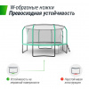 Батут Unixline Supreme Game 14 ft (green)