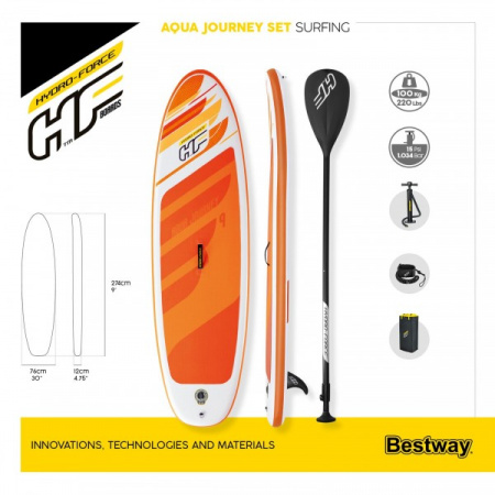 Sup-доска Bestway 65349 BW "Aqua Journey"