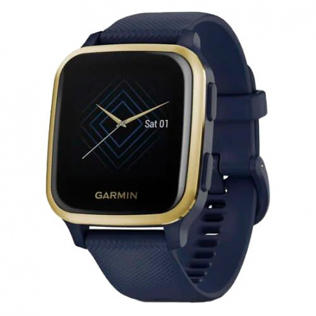 Часы для спорта Garmin Venu Sq Music Navy Blue