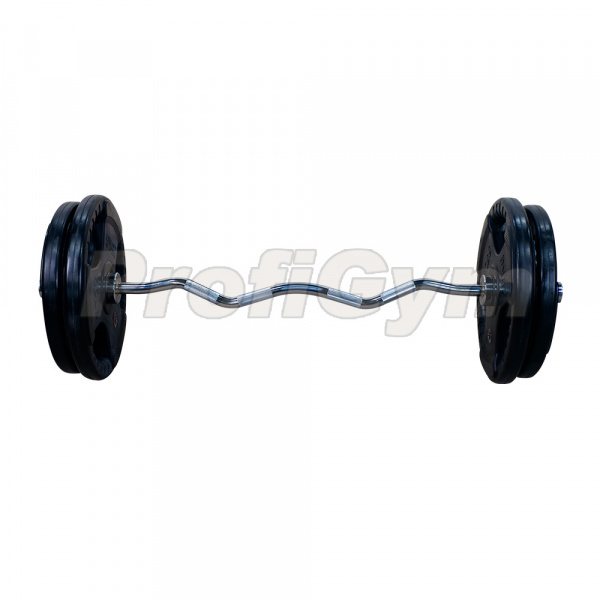 Штанга тренировочная ProfiGym W-образная 90 кг