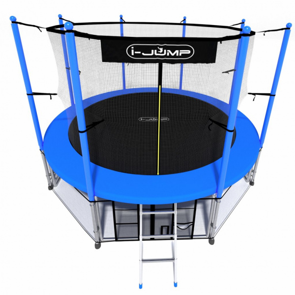 Комплект батут i-Jump 10ft (3.05м) с защитной сетью и лестницей