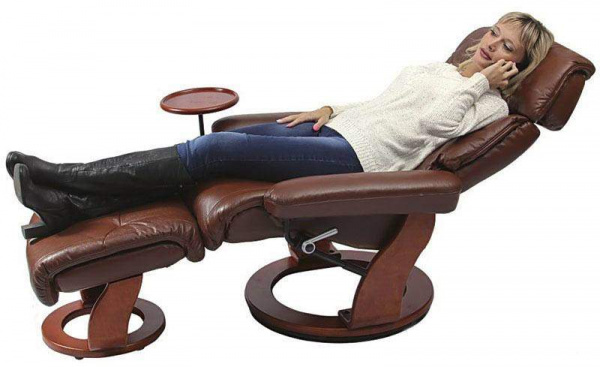 Массажное кресло Recliner Relax Piabora 7511W коричневый