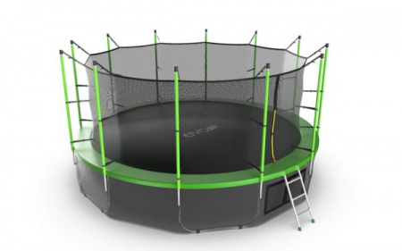 Батут с внутренней сеткой Evo Jump Internal 16ft (Green) + нижняя сеть