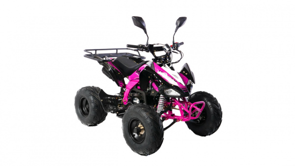 Квадроцикл Motax ATV T-Rex-LUX 125 Черно-розовый