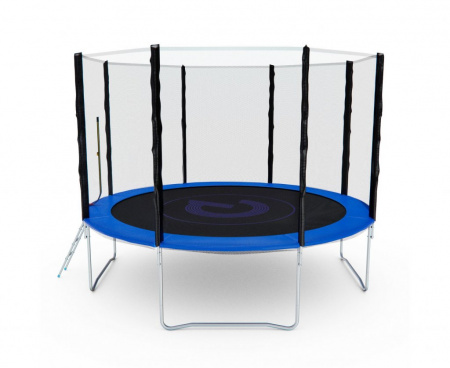 Батут с сеткой DFC Pelpo 12ft с лестницей, Blue