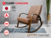 Массажное кресло качалка Fujimo Caroline F2001 TCF Шоколад