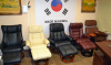 Массажное кресло Recliner Relax Lux 7438W Bordo