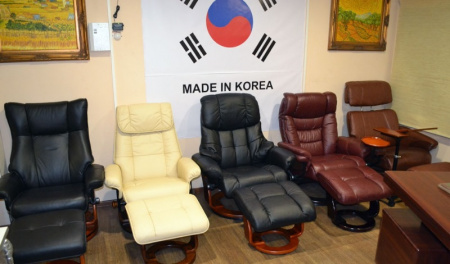 Массажное кресло Recliner Relax Lux 7438W Bordo