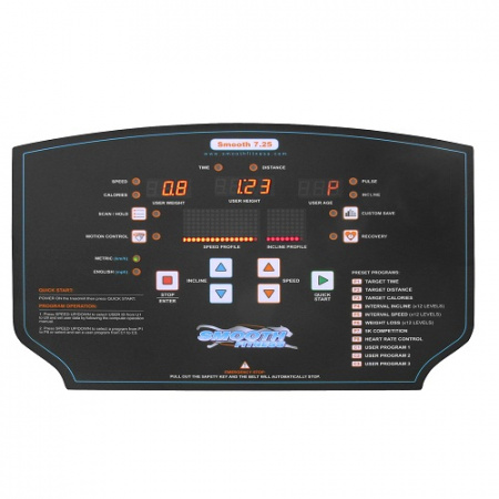 Беговая дорожка Smooth Fitness 7.25
