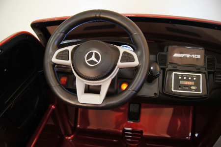 Электромобиль Mercedes Benz GLS63 4WD (HL228) Вишневый глянец