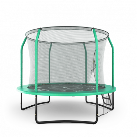 Батут Unixline Supreme Game 8 ft (green)