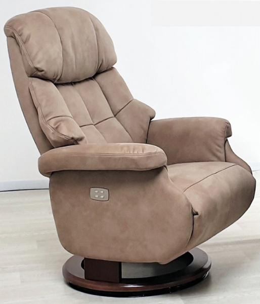 Массажное кресло Recliner Relax Lux Electro кремовый