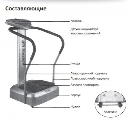 Виброплатформа Takasima Fit Beauty ТК-016
