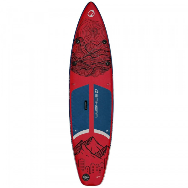 Sup-доска надувная с веслом для туризма Spinera Light 11'2" Bordeaux Red Sl Ult S23