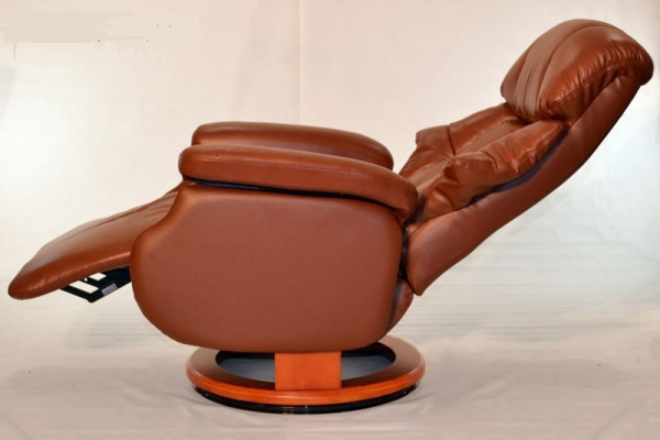 Массажное кресло Recliner Relax Lux Electro коричневый