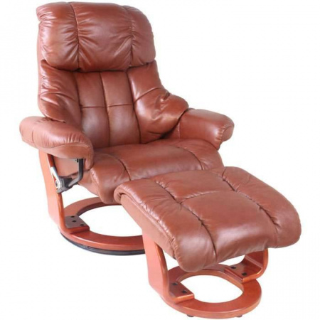 Массажное кресло Recliner Relax Lux 7438W Bordo