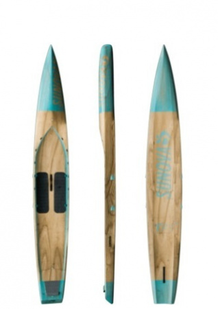 Жесткая Sup доска Sunova Flatwater Team Russia 14'0" X 22" TR3