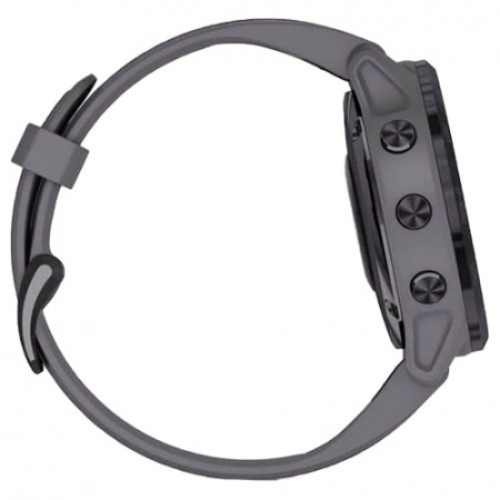 Часы для спорта Garmin Fenix 6S Pro Solar Amethyst Steel Shale Grey