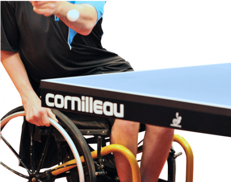 Теннисный стол профессиональный Cornilleau Competition 740 W, ITTF (зеленый)