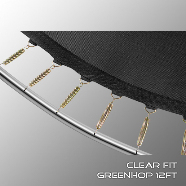 Батут Clear Fit GreenHop 12Ft