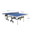 Стол для настольного тенниса Double Fish 233 ITTF 25 mm синий с сеткой XW-923