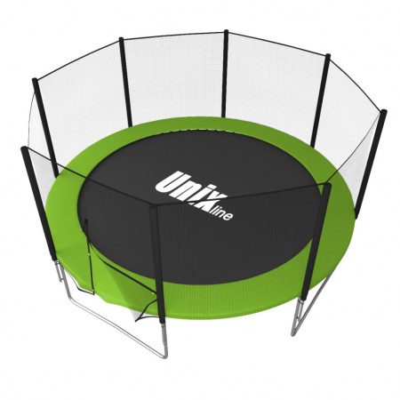 Батут Unix line Simple 12 ft Green (outside)
