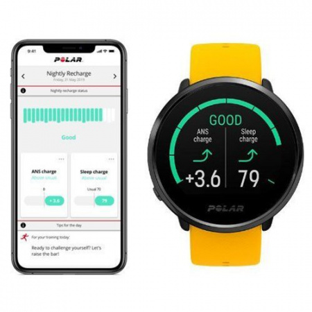Часы для спорта Polar Ignite Yellow HR (H10)