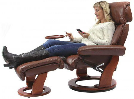 Массажное кресло Recliner Relax Piabora 7511W кремовый