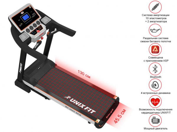 Беговая дорожка UnixFit MX-800S NEW