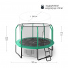 Батут Unixline Supreme Game 10 ft (green)