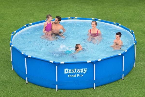 Каркасный бассейн Bestway Steel Pro Max 5612E (396x84, с фильтр-насосом)