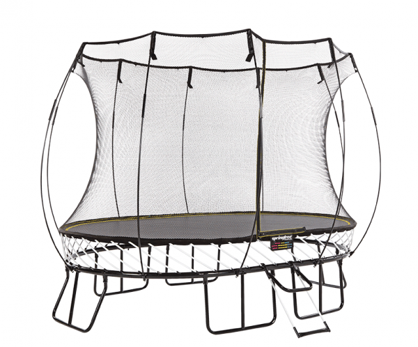 Батут овальный O77 SA с лестницей и фиксаторами