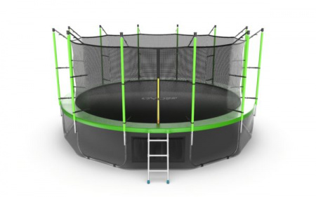 Батут с внутренней сеткой Evo Jump Internal 16ft (Green) + нижняя сеть