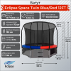Батут Eclipse Space Twin Blue/Red 12FT