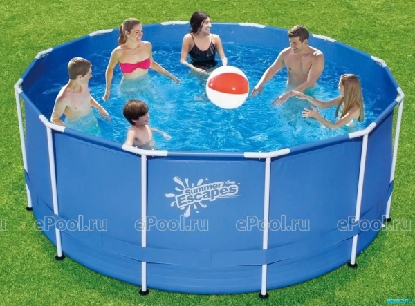 Каркасный бассейн Summer Escapes круглый 366х132 см, Р20-1252