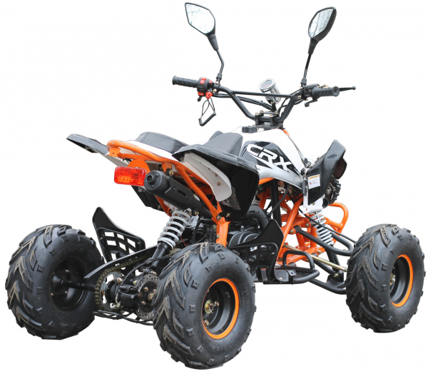 Квадроцикл Motax ATV T-Rex-LUX 125 Бело-оранжевый