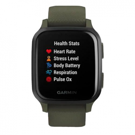 Часы для спорта Garmin Venu Sq Music Moss Slate