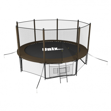 Батут Unix line 12 ft Black&Brown (outside)