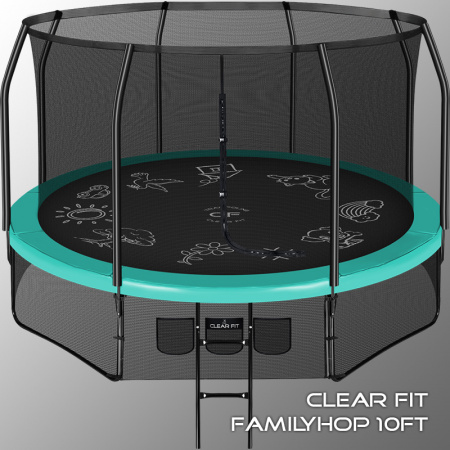 Батут Clear Fit FamilyHop 10Ft