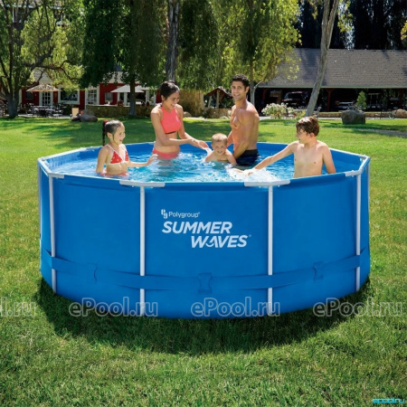 Каркасный бассейн Summer Waves круглый 305х106 см (комплект), P20010424