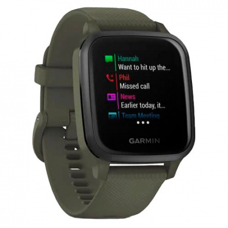 Часы для спорта Garmin Venu Sq Music Moss Slate