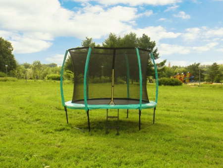 Diamond Fitness Black Edition 10ft (305 См) Батут с защитной сеткой и лестницей